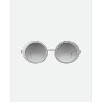 Óculos feminino silver ray-ban armação redonda